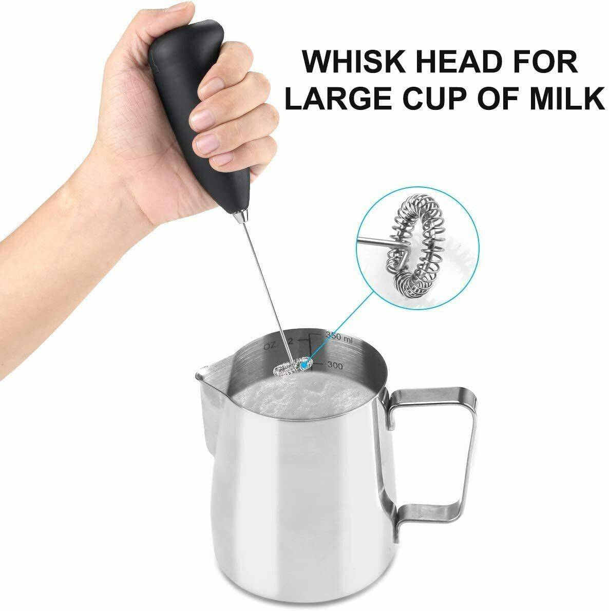 Portable Handheld Milk Frother – Coffee & Latte Whisk