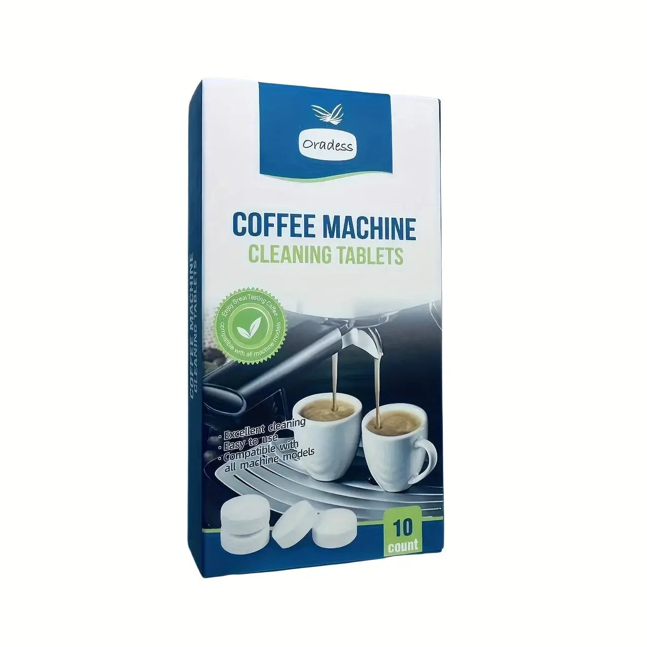 Coffee Machine Cleaning Tablets – Descaler for Espresso & Automatic Machines
