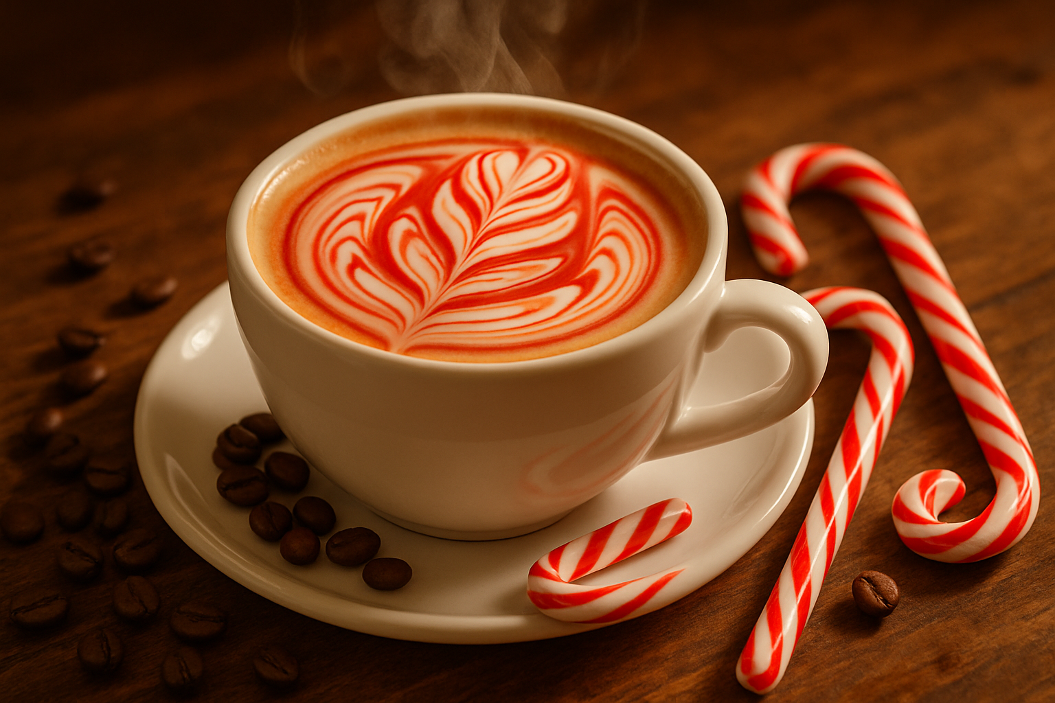 Candy Cane Flavored Coffee Blend